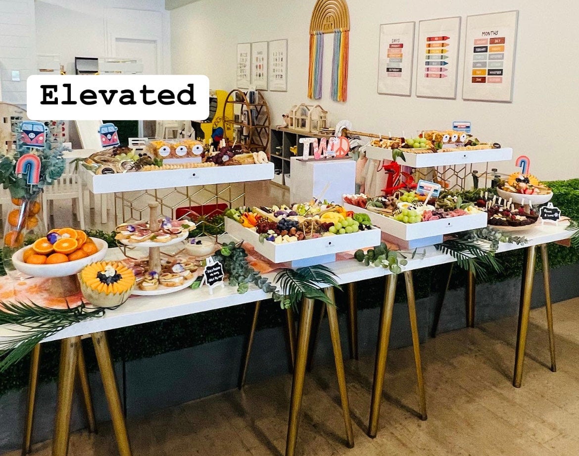 style and graze | elevate your grazing and gathering... Elevated Grazing Table Featured by WGN | That Board, LLC